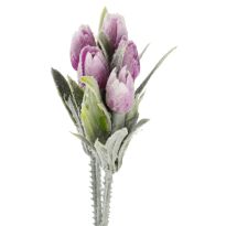 Deko-Stecker Tulpen, flieder, 18 cm