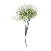 Deko-Stecker Sternmoos, weiß, 21 cm