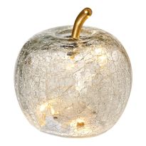 LED-Apfel, klar, 11 x 13 cm