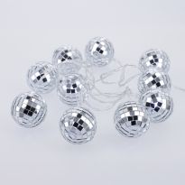 LED-Lichterkette Discokugel, 10er