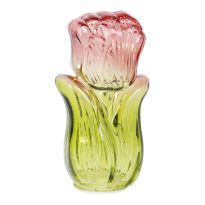 LED-Tulpe, grün/pink, 15 cm