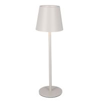 LED-Tischlampe Akku, grau, 37 cm