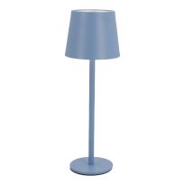 LED-Tischlampe Akku, blau, 28 cm