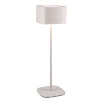 LED-Leuchte Akku, eckig/creme, 26 cm