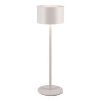 LED-Leuchte Akku, rund/creme, 26 cm