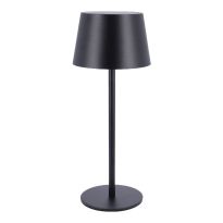 Solar-Leuchte Metall, schwarz, 32 cm