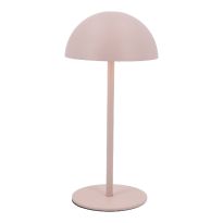 Deko-Leuchte Halbrund, pink, 20 cm