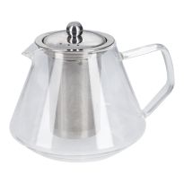 Glas-Teekanne mit Sieb, 1 l
