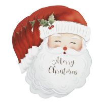 Klappkarten-Set Motiv, Weihnachtsmann, 6-teilig