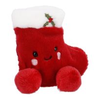 Kuscheltier Gesicht/Xmas, Stiefel, 12 cm