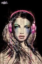 Poster Loui Jover - dj girl, Nr. 58