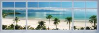 Jumboposter Beach Window View, Nr. 23