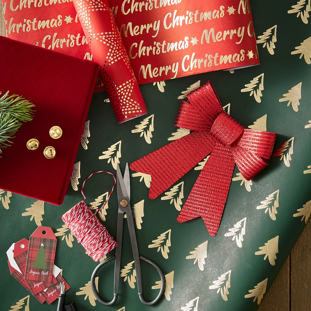 Geschenkverpackung für Weihnachten