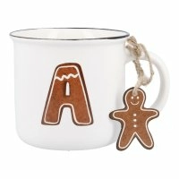 Weihnachtsbecher mit Buchstaben