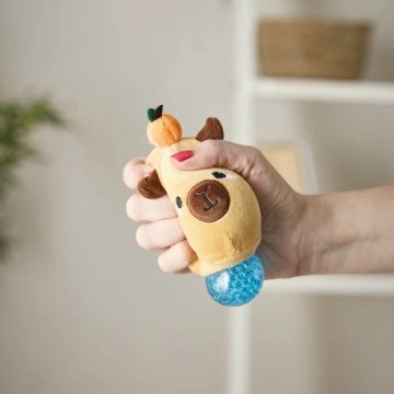 Quetschtier Perlen, Capybara/Mund zu/Möhre
