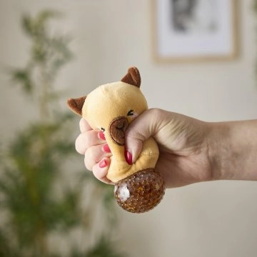 Quetschtier Perlen, Capybara/Mund zu