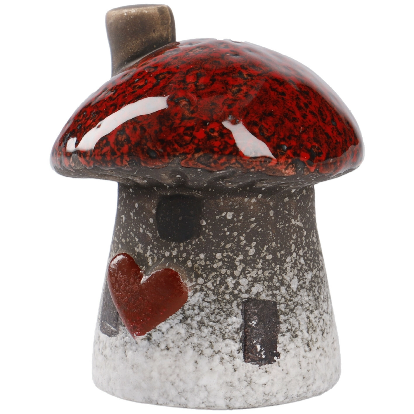 Pilz Haus, Herz/breit, 6 cm