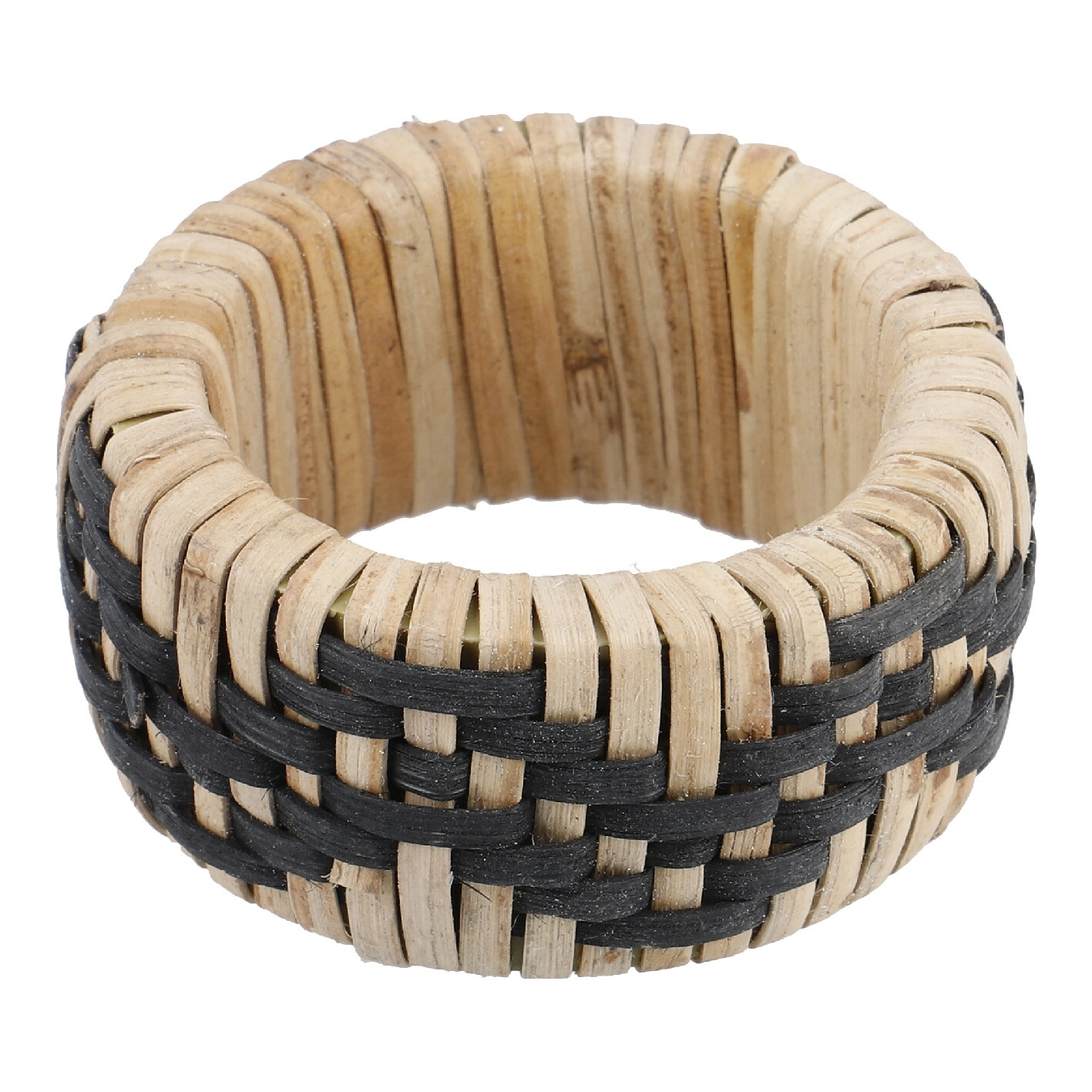 Serviettering Natur, schwarz, 5.5 cm