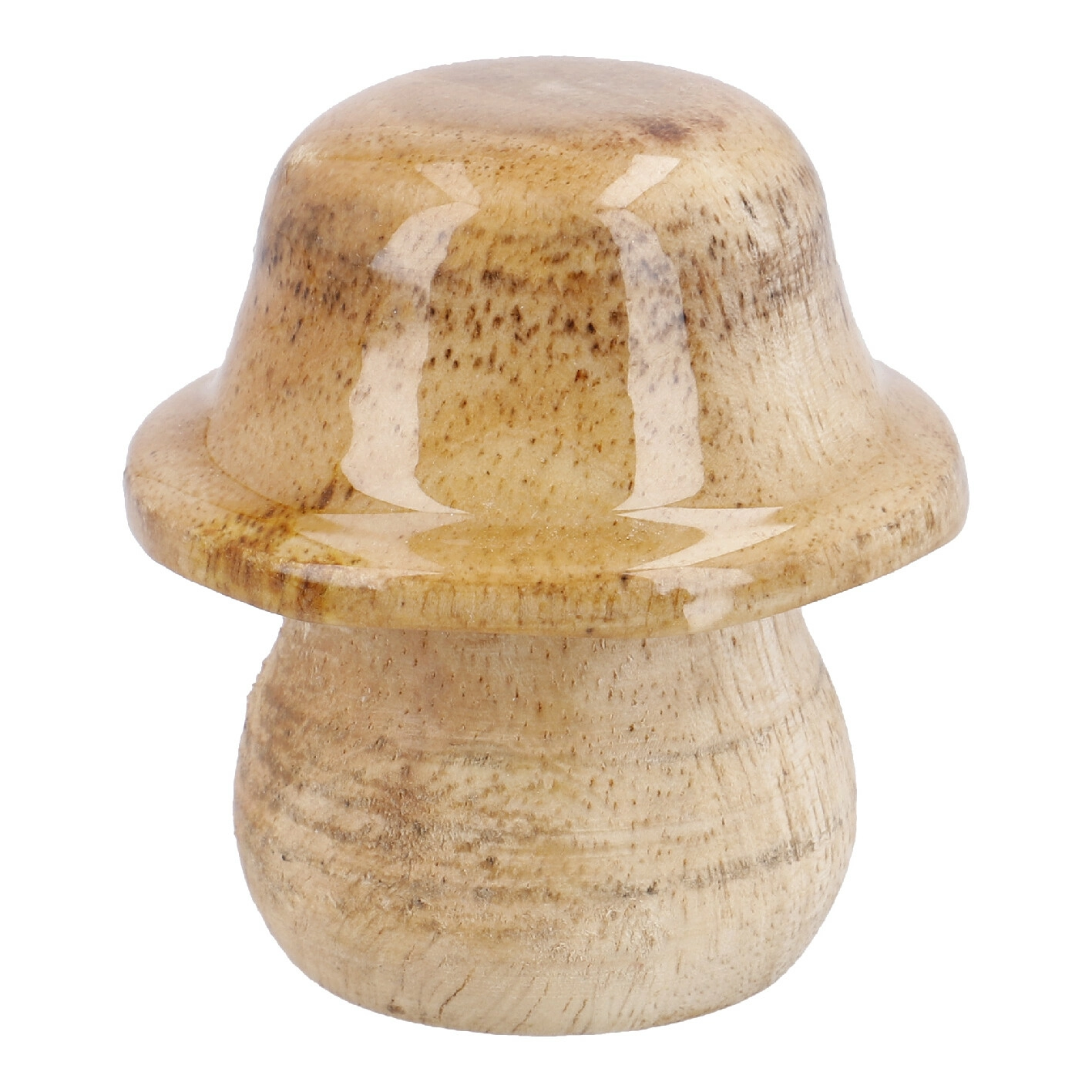 Pilz Natur/Mini, spitz/hellbraun, Höhe 5 cm