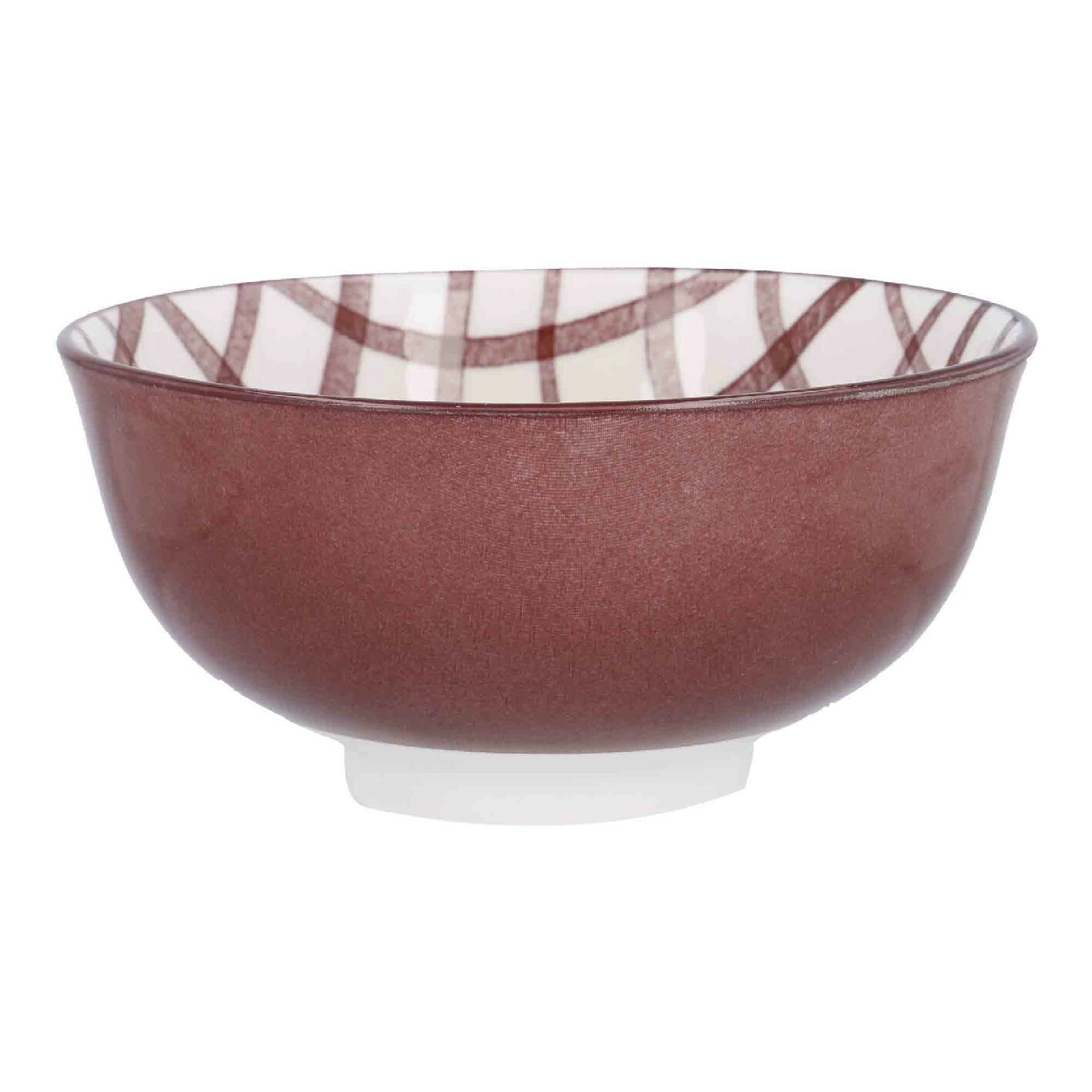 Schale Bali, Karo/lila, tief, 11.5 cm
