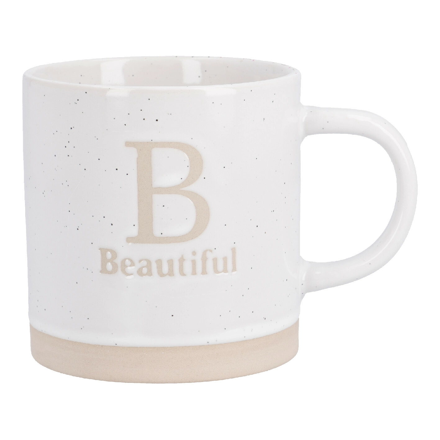 Becher Buchstabe/Feeling, Beautiful, 380 ml