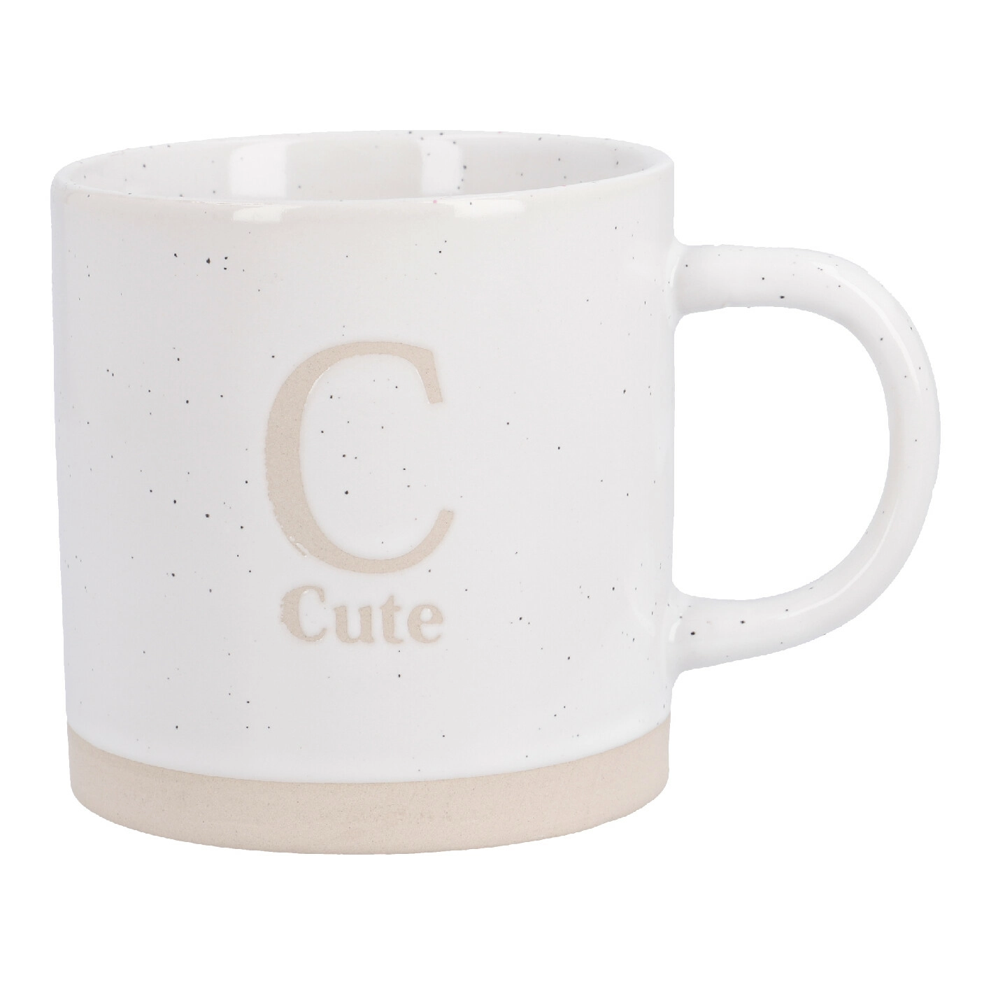 Becher Buchstabe/Feeling, Cute, 380 ml