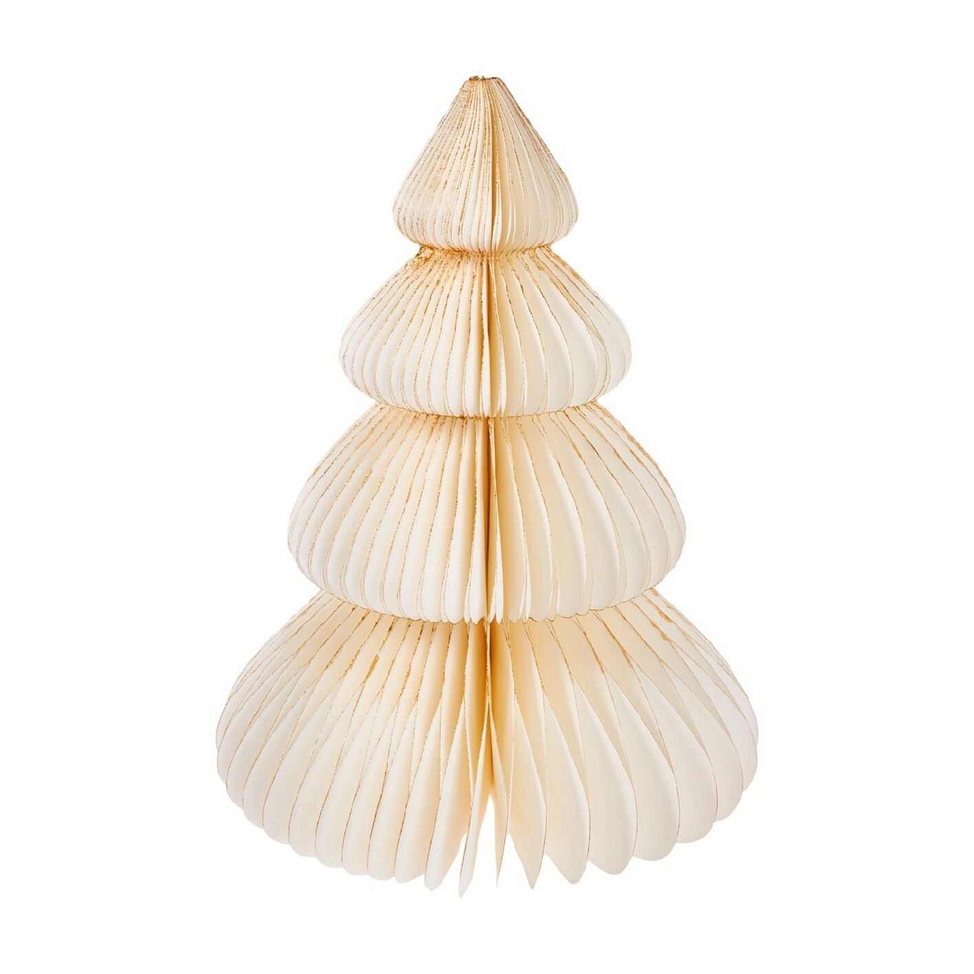 Deko-Baum Wabe, creme/4 Stufen, 30 cm