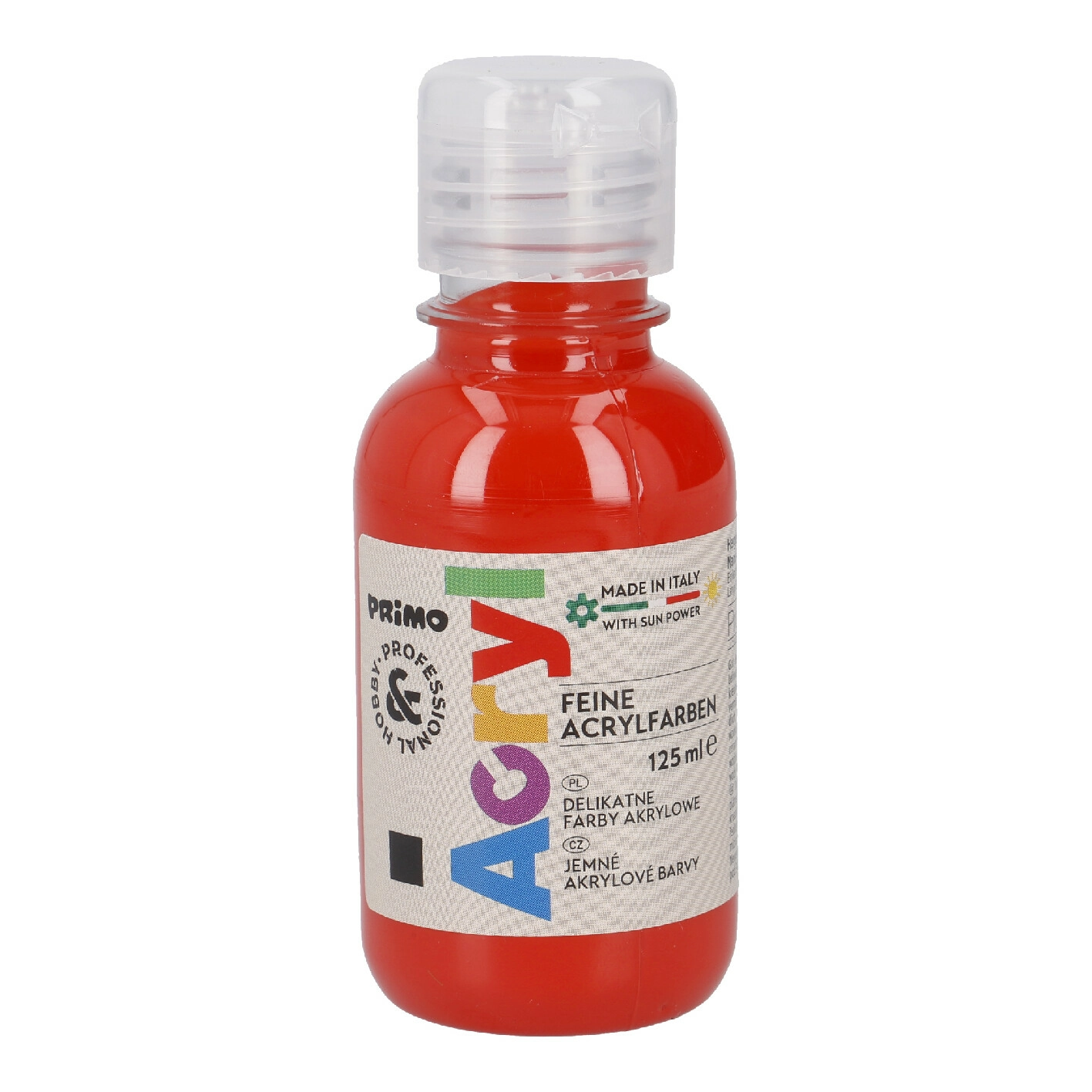 Acrylfarbe, zinnoberrot, 125 ml