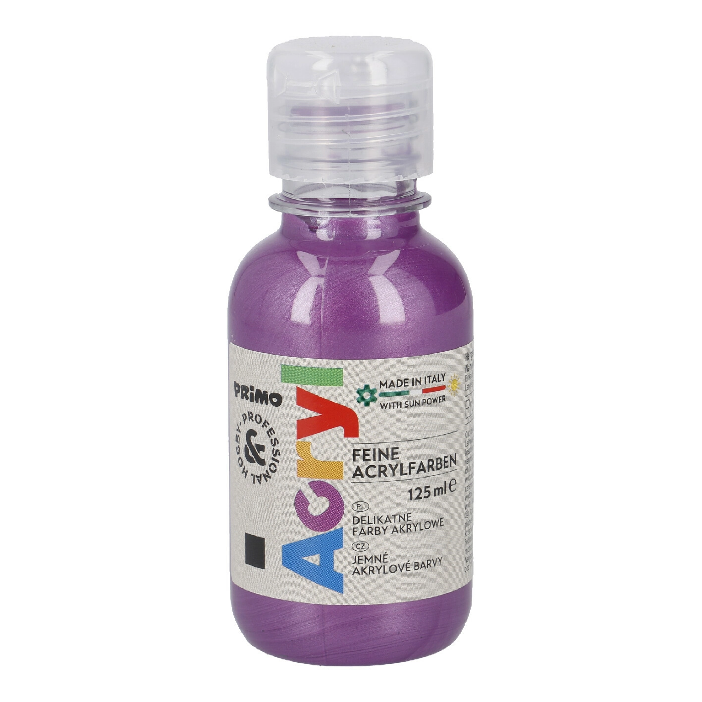 Acrylfarbe, violettmetall, 125 ml