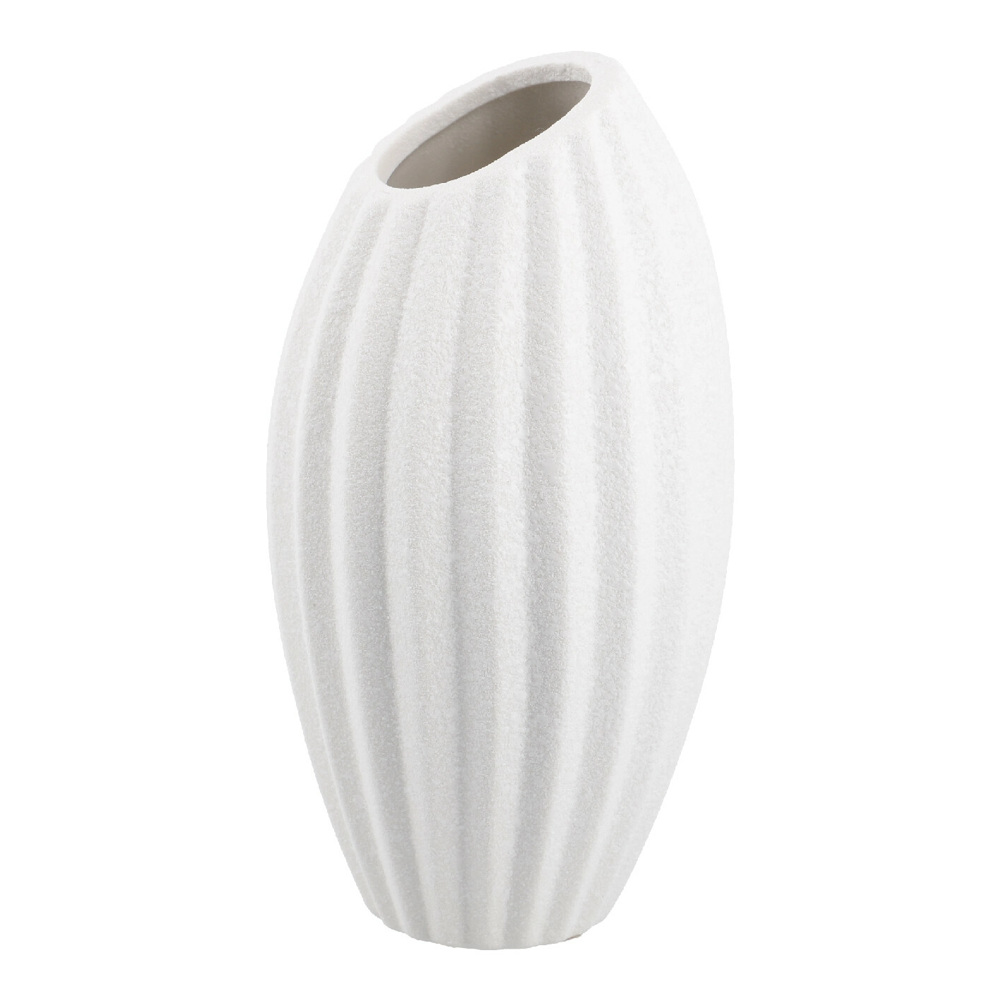 Vase Struktur, organisch/matt, 15 cm