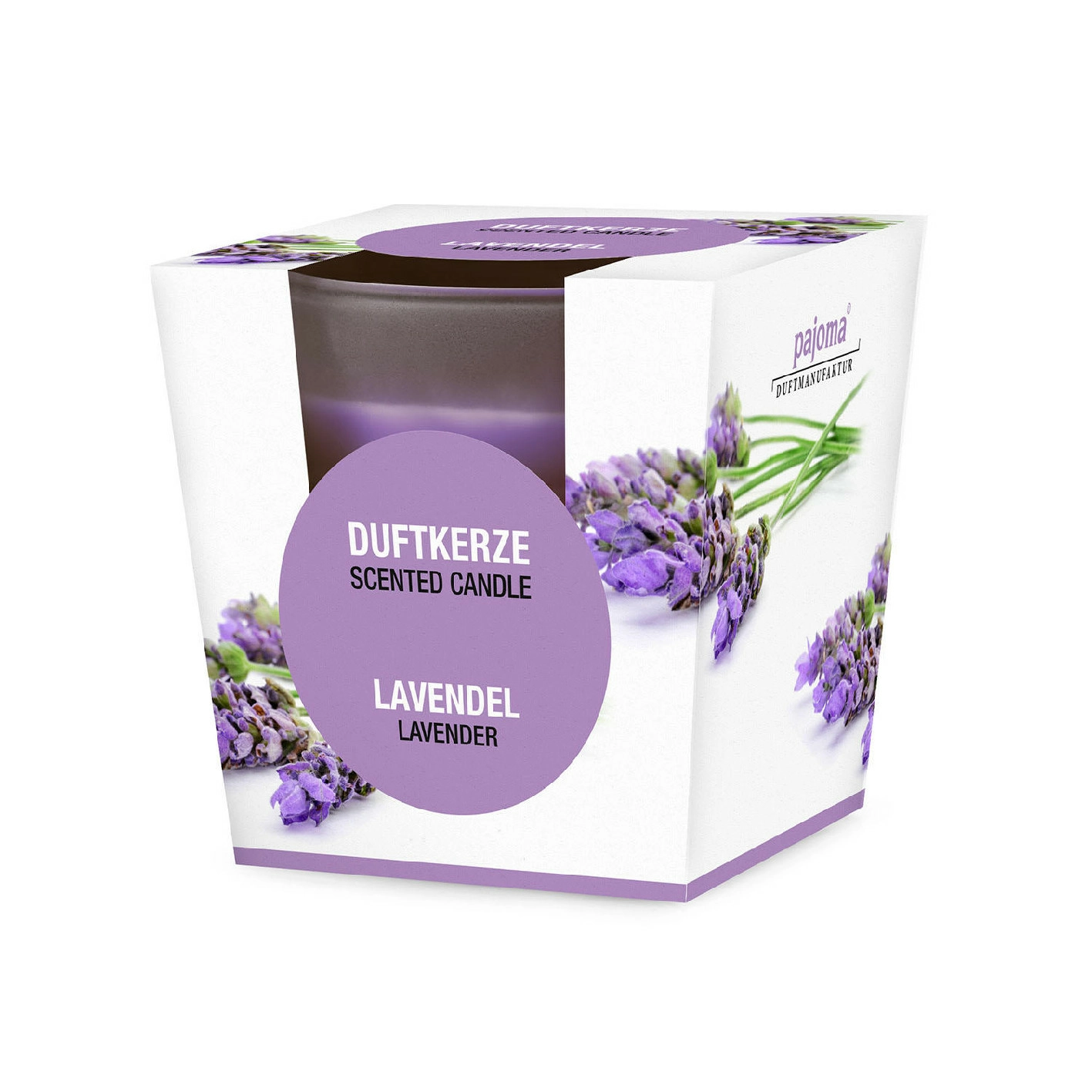 Duftkerze im Glas, Lavendel