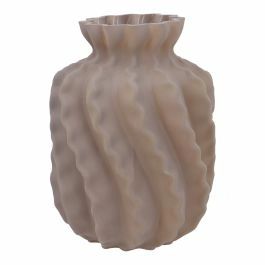 Vase Design, Koralle/taupe, 14.5 x 20 cm