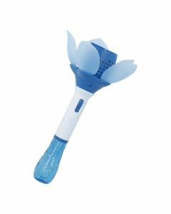 Seifenblasen LED-Blume, blau, 33 cm