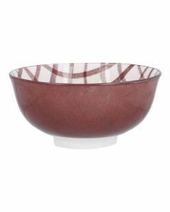 Schale Bali, Karo/lila, tief, 11.5 cm