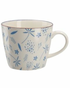 Becher China, blau, Gr&auml;ser, 300 ml