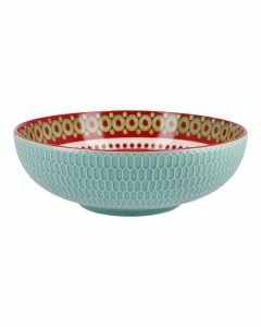 Schale China, Blume Nr. 1, Relief, 24 cm