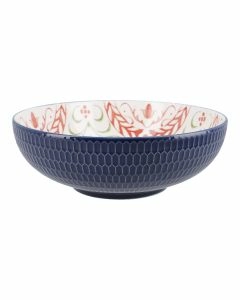 Schale China, Blume Nr. 4, Relief, 24 cm