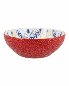 Schale China, Blume Nr. 3, Relief, 20 cm