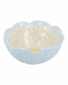 Schale Bl&uuml;ten, Antik/blau, 12 cm