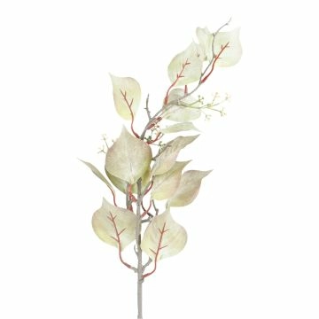 Laubzweig Schimmer, grün, 68 cm