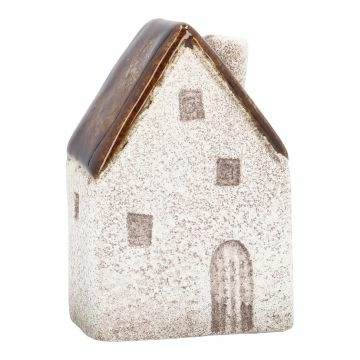 Haus Farbdach, dunkelbraun, 7.7 cm