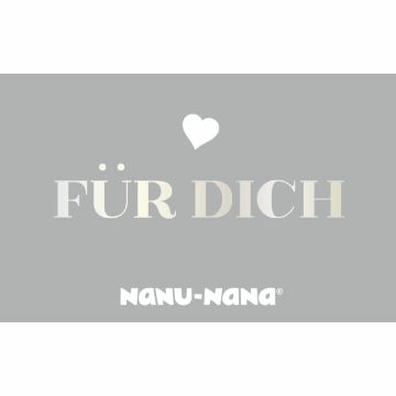Geschenkgutschein, Für Dich, silber, 50 Euro