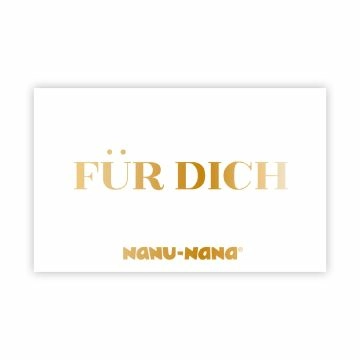 Geschenkgutschein, Für Dich, weiß, 15 Euro
