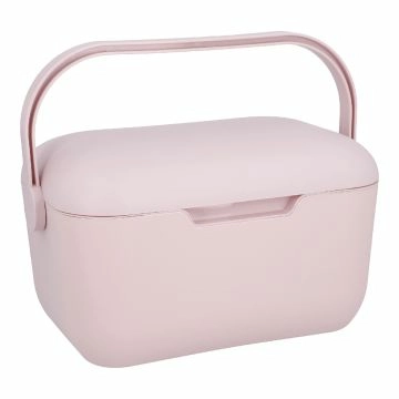 Kühlbox mit Griff, altrosa, 5 Liter