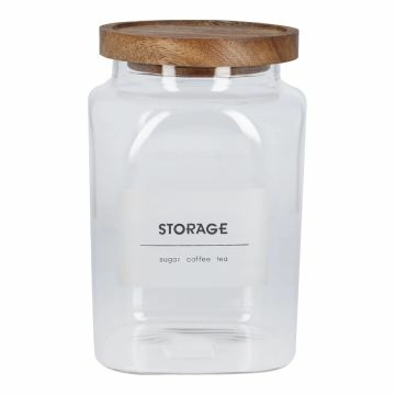 Vorratsglas Storage, eckig/klar, 1 l
