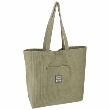 Shopper Cord, oliv