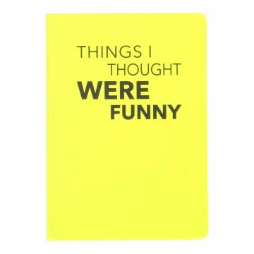 Notizbuch Neon, A5, Funny/gelb