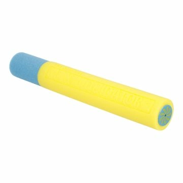 Wasserpistole Schaumstoff, gelb, 33 cm