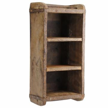 Holzschale Rustik, 3 Fächer, 33 cm