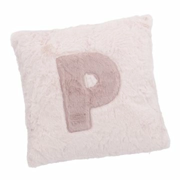Kissen Buchstabe, P/rosa, 30 x 30 cm